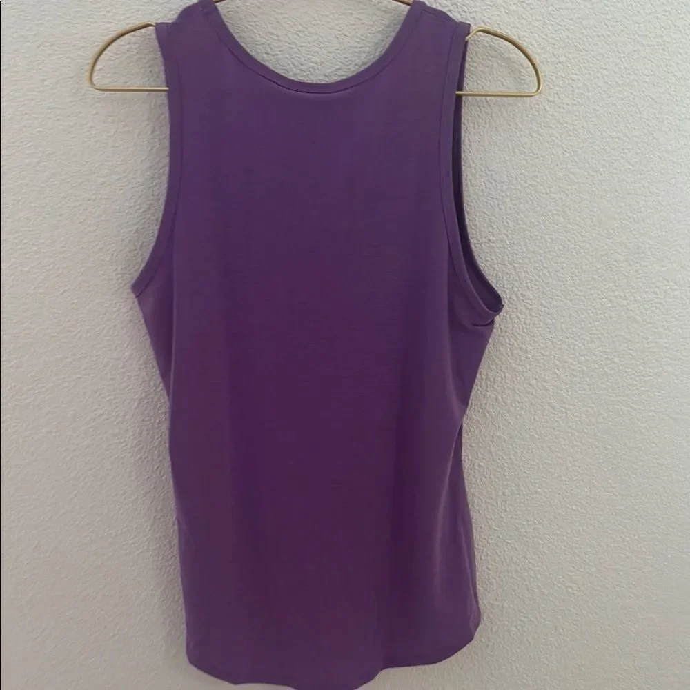 NWT- LuLaRoe- Purple Tank Top - Be Weird, Be Random, Be You!- Size Medium - Picture 6 of 6